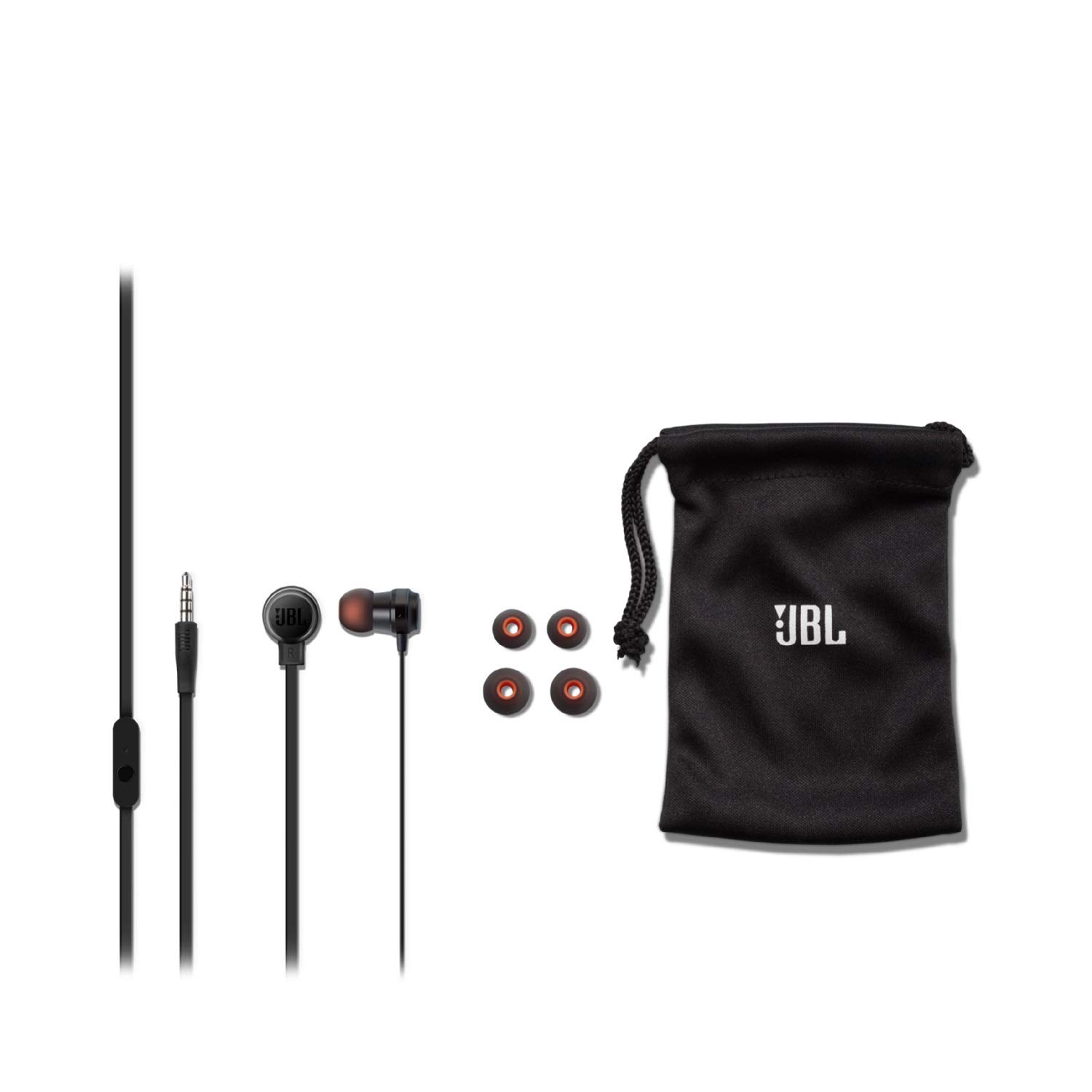 JBL T280A Wired in-Ear Earphones, Noise Reduction Isolation Music Sport  Running Headphones Headset with Mic for Smartphone Headphones Black :  Amazon.com.au: Electronics