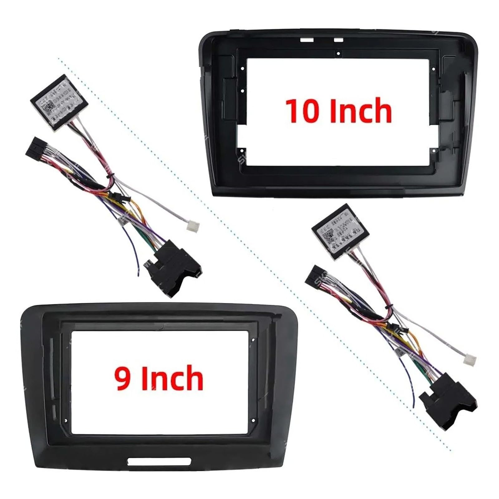 Radio Panel Set Adaptador Fascia Marco Coche Decodificador Caja Canbus Radio Android Kit Panel Ajuste Para Vw Para Skoda Para Superb Para Rapid Fascia Marco
