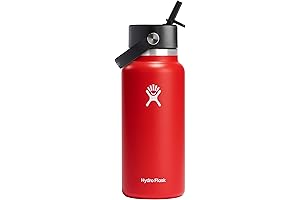 Kids HydroFlask's Wide Mouth Water Bottle with Closeable Straw Lid