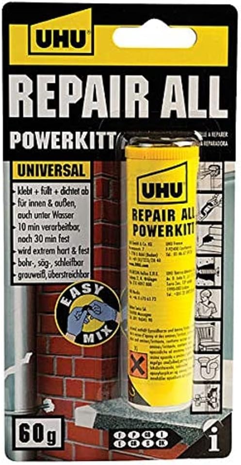 UHU 3-49062 60 g Repair All Powerkit Blistercard - Clear