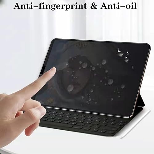 Miniatura 7 de BYIUIHS Protector de pantalla de privacidad para Samsung Galaxy Tab A7 Lite SM-T220 8.7 pulgadas anti espía mate TPU película negra