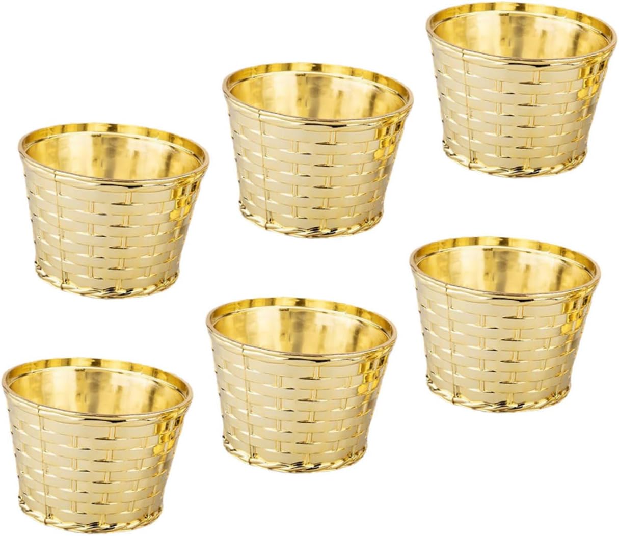 STOBAZA 6pcs Sturdy Christmas Tree Stand Tabletop Base for Artificial Trees Fixed Holder Christmas Feet Easy Installation Decorative Basket Design