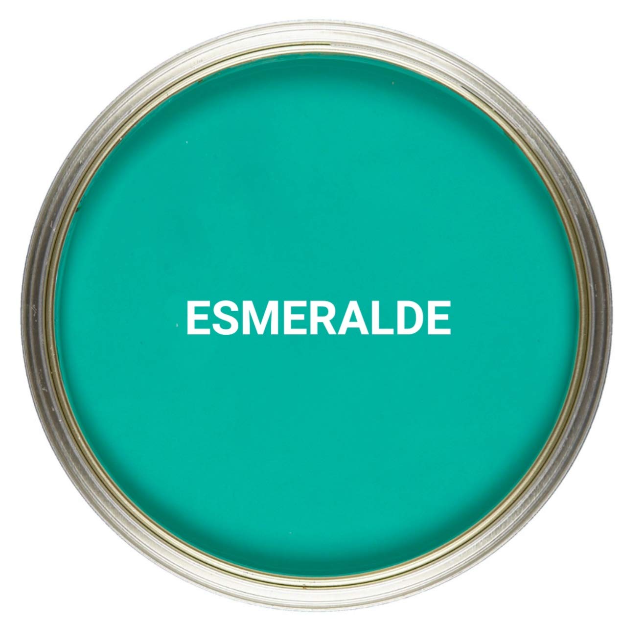 Vintro Paint | Eggshell Paint | for Walls | Wood | Trim | Satin Furniture Paint | Interior & Exterior Use. (1 Litre, Esmeralde - Emerald Green)
