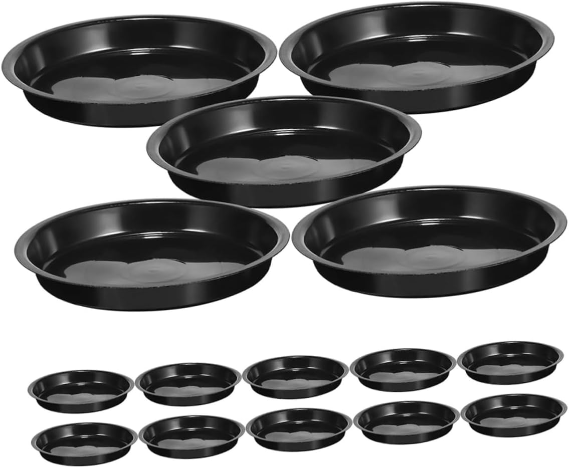 80pcs Round Plant Saucer Trays Thick Plant Trays for Pots Flower Pot Drainage Reusable Potted Accessories