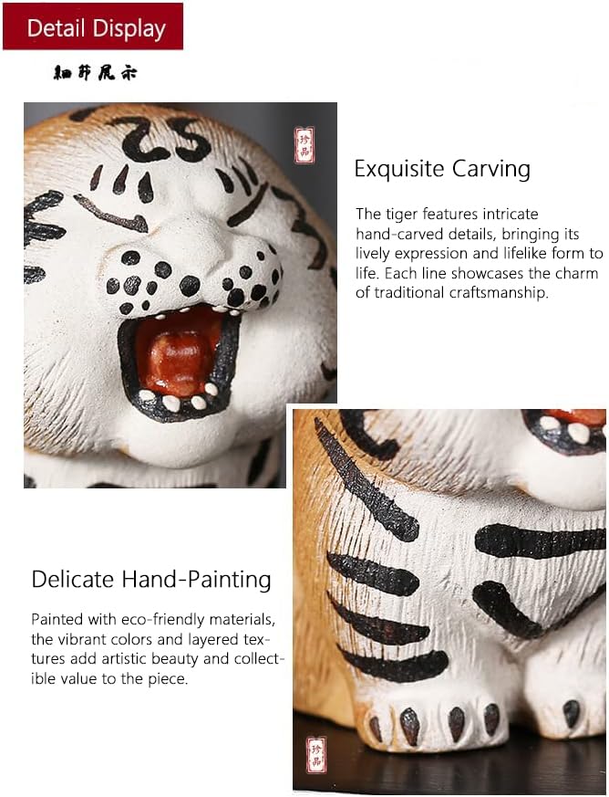 Amazon.com | Chinese Purple Clay Tea Pet Tiger Cute Funny Tea