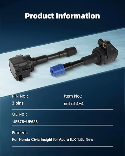 Vista 1329 de ECCPP Bobinas de encendido portátiles de repuesto para automóvil compatibles con Infiniti I30/para Nissan Maxima 3.0L V6 2000-2001 Reemplazo