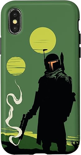 Miniatura 7 de Funda verde para iPhone 14 Pro Star Wars El libro de Boba Fett Tatooine