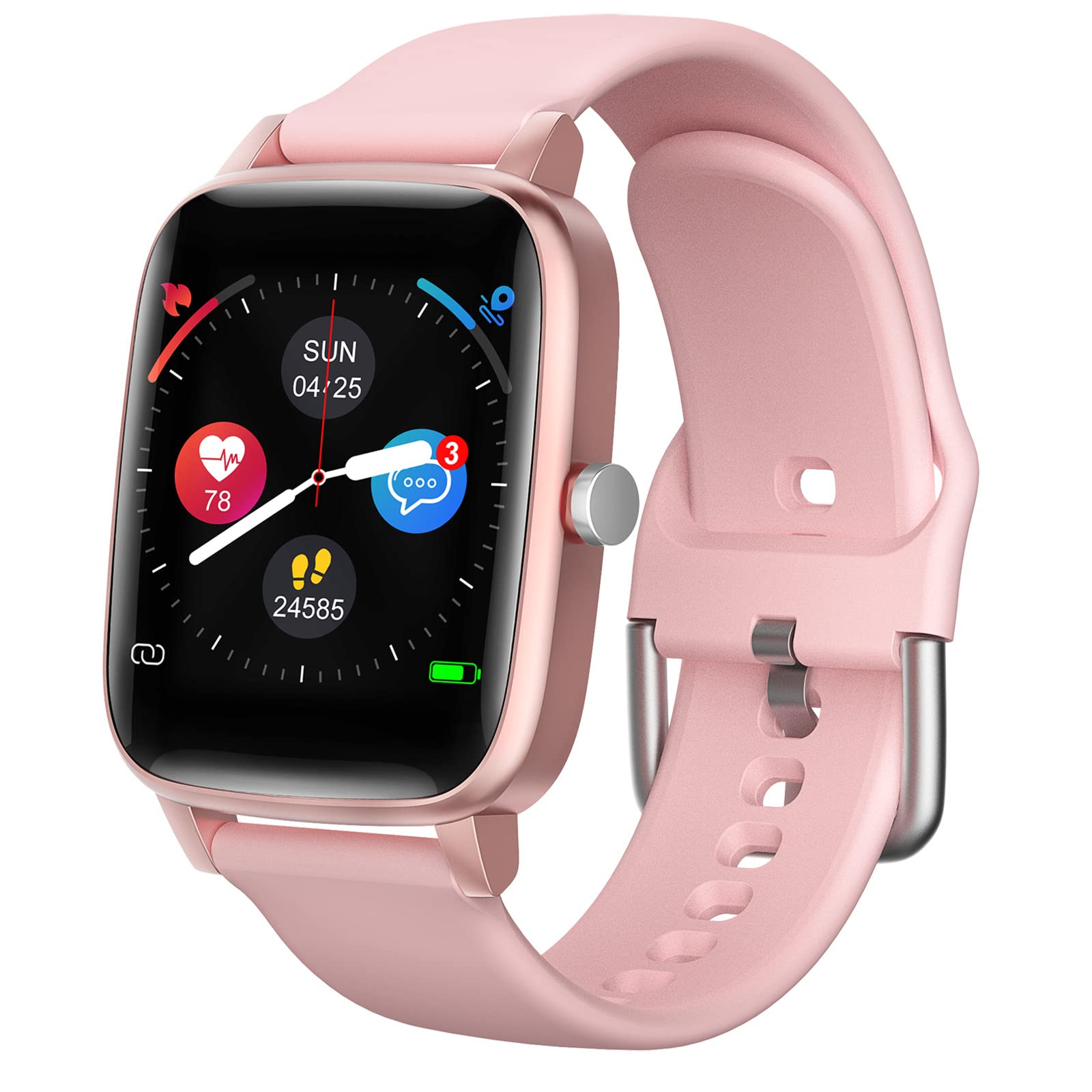 Smart Watch Fitness Tracker 1.4" Touch Screen, Heart Rate Monitoring, Bluetooth Waterproof Watch, Men’s and Women’s Watches, Multiple Sports Modes Compatible with Android and IOS