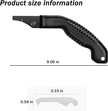 Grout Removal Tool Grout Saw Removal Tool Grout Removal Blade 1 Handle and 10 Grouting Saw Blades Used to Clean Debris in the Gaps of Tiles for Better Filling