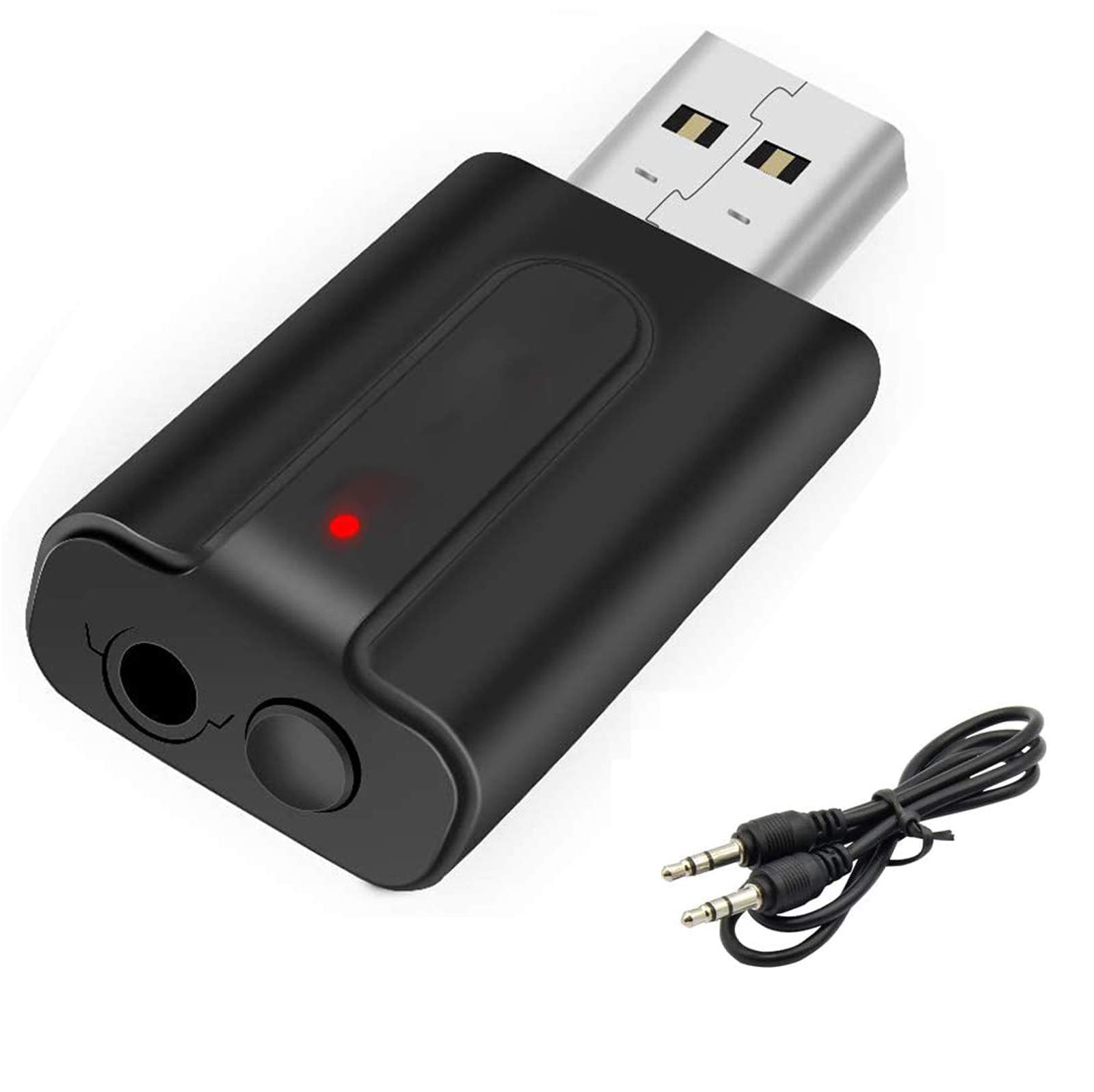 Adattatore Bluetooth 5.0 Trasmettitore Ricevitore 2-in-1 - Per TV, PC, Auto Con Cavo AUX - Foto 8