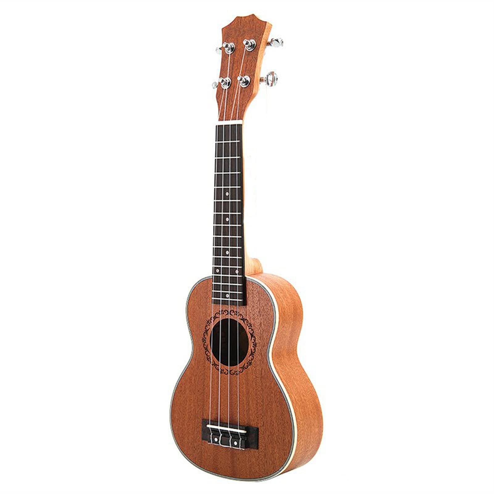 Ukulele Bausatz Konzert-Ukulele 21-Zoll- Sopranistik Ukulele Hawaii Hawaiianische Mini- Gitarre Sapele 4 Saiten Gitarre Für Anfänger Gitarrist