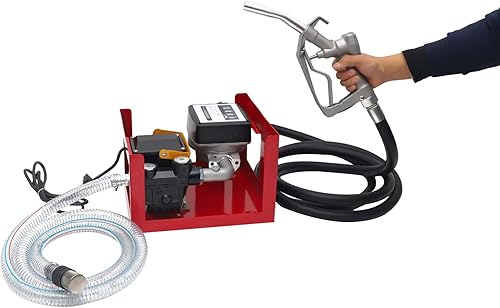 Bomba de transferencia diesel de combustible de aceite eléctrico de 110 V 550 W 60 Lmin Bomba diesel autocebante Kit de bomba de transferencia de