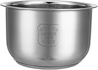 Vista 1 de Kichvoe Olla de arrocera interior antiadherente para arrocera, revestimiento interior de acero inoxidable, recipiente universal para cocinar arroz