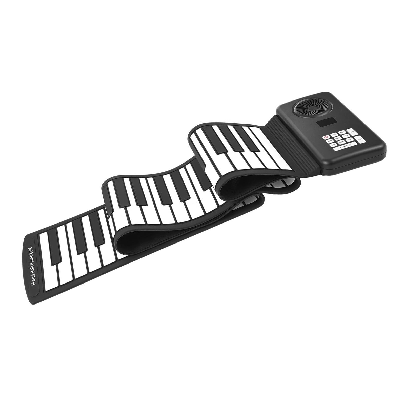 Pianino Elektroniczne 88 Klawiszowe Przenośne Pianino Elektroniczne Z Rolką Silikonową Składane Łatwe Do Ćwiczenia Gry