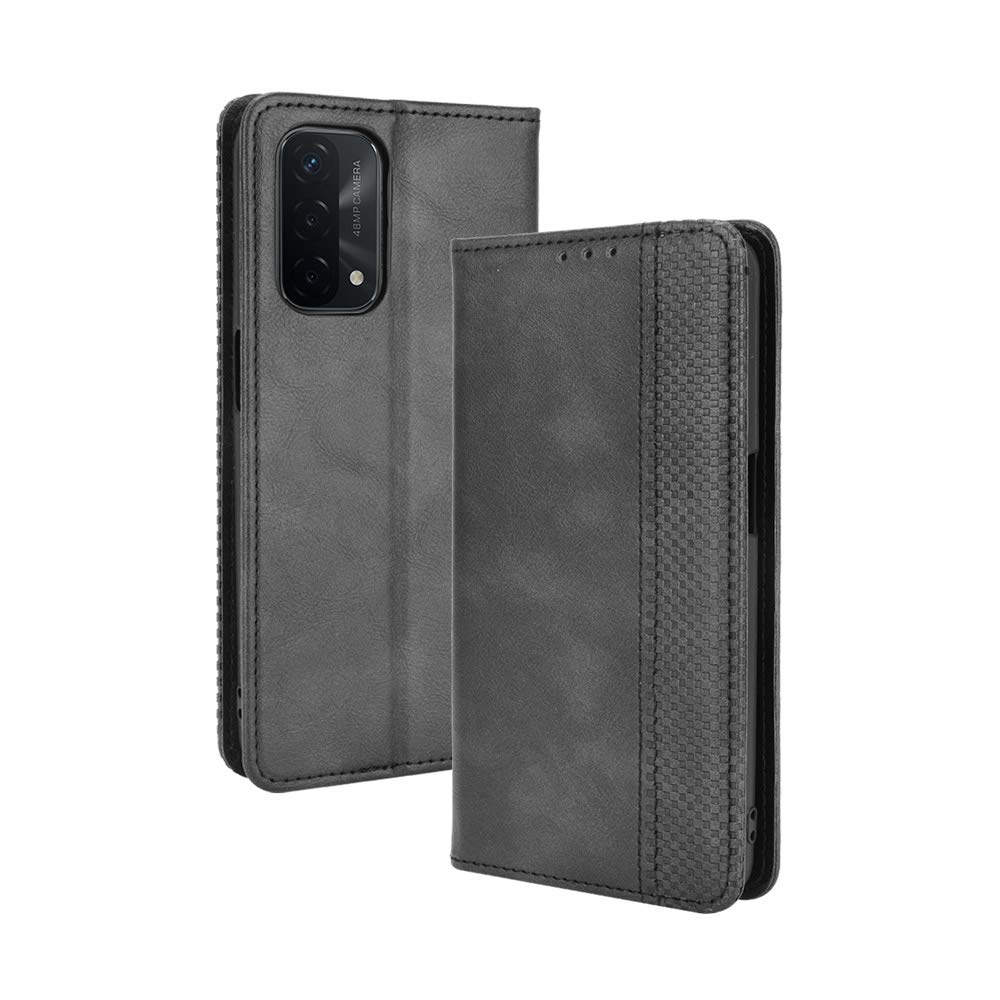 Handyhülle Für Oppo A54 5G / A74 5G – Flip-Lederhülle Mit Standfunktion, Magnetverschluss, Stoßschutz