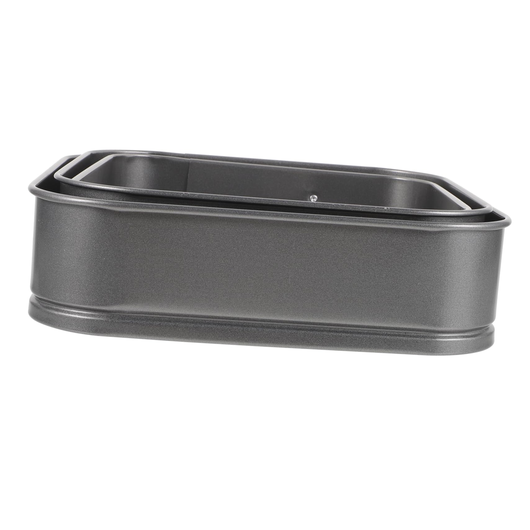 PRETYZOOM 3pc Set Square Cake Baking Pan Non-stick Live Bottom Carbon Steel Perfect for Wedding Birthday