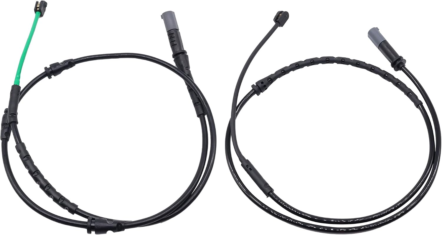 HiSport Front and Rear Driver and Passenger Brake Pad Wear Sensors 34356792571 34356792568 Compatible with BMW X5 2010-2018, X6 2010-2019