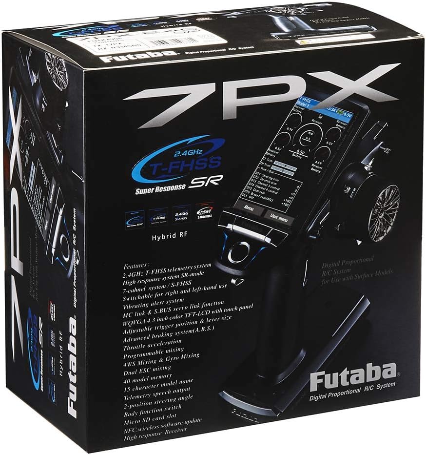 Futaba Systems 7PX 7-Channel T-FHSS Super Response System, FUTK4908