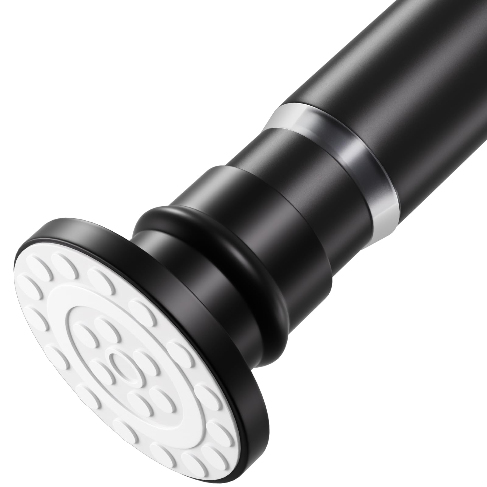 Photo 1 of XIQIYY Shower Rod 18-48 Inch, Black Tension Rod