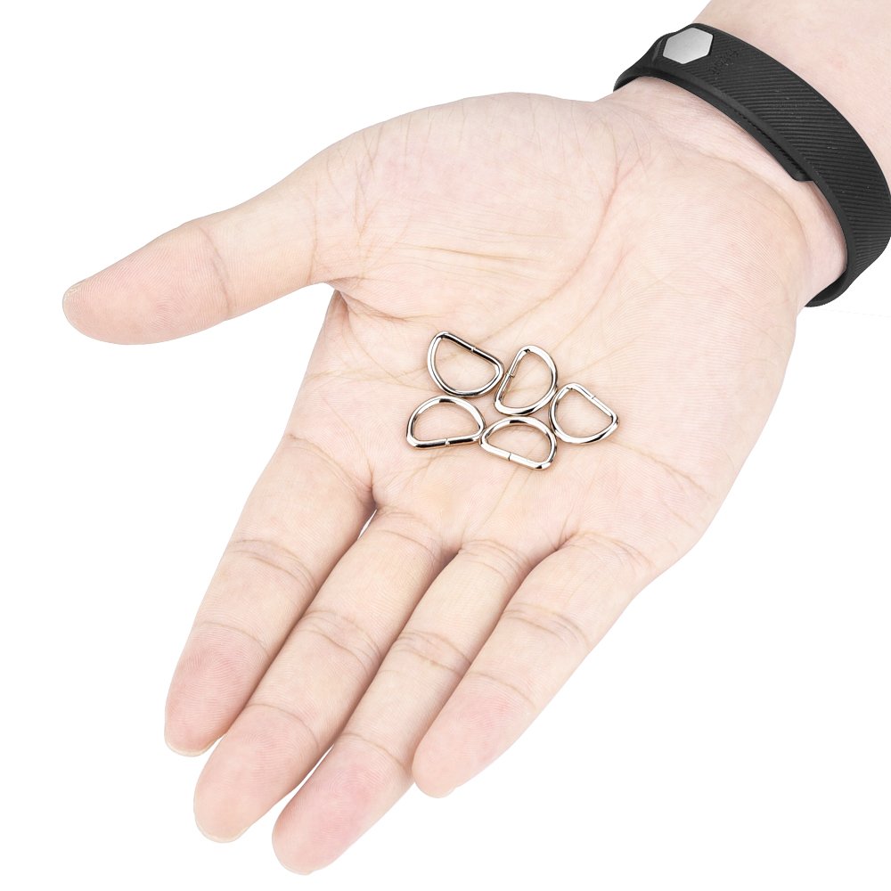 eBoot 100 Pack Metal D Ring, 1/2 Inch - Image 5