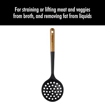 Staub Skimming Ladle, Cooking Utensil, Non-Stick, Black