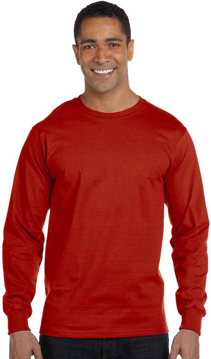 Hanes 5.2 oz. ComfortSoft Cotton Long-Sleeve T-Shirt (5286)