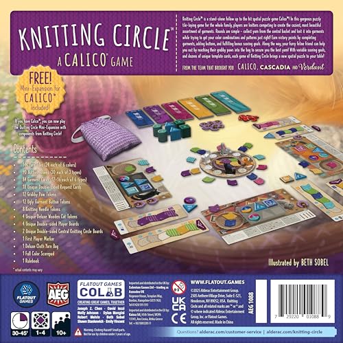 Knitting Circle juego de mesa 1-4 jugadores 10+ años miniatura 2