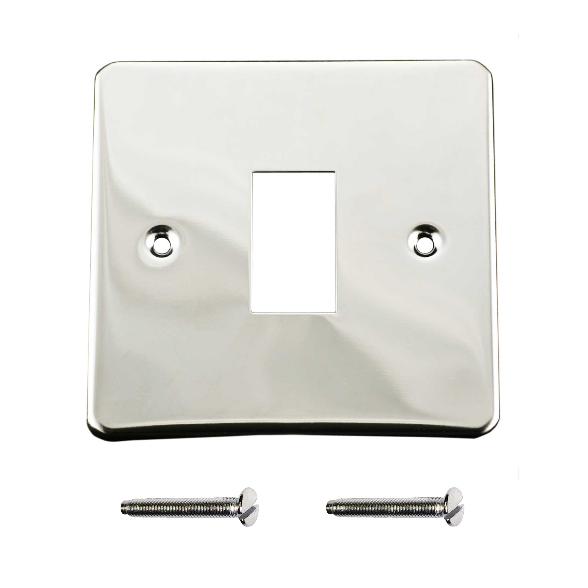 Buy It Better Single Victorian Chrome Elektek Light Switch Cover Plate Conversion