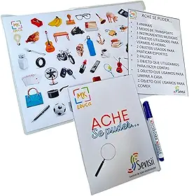 Ache se Puder - Jogo Idosos e Adultos Estimulação Visual e Memória Alzheimer