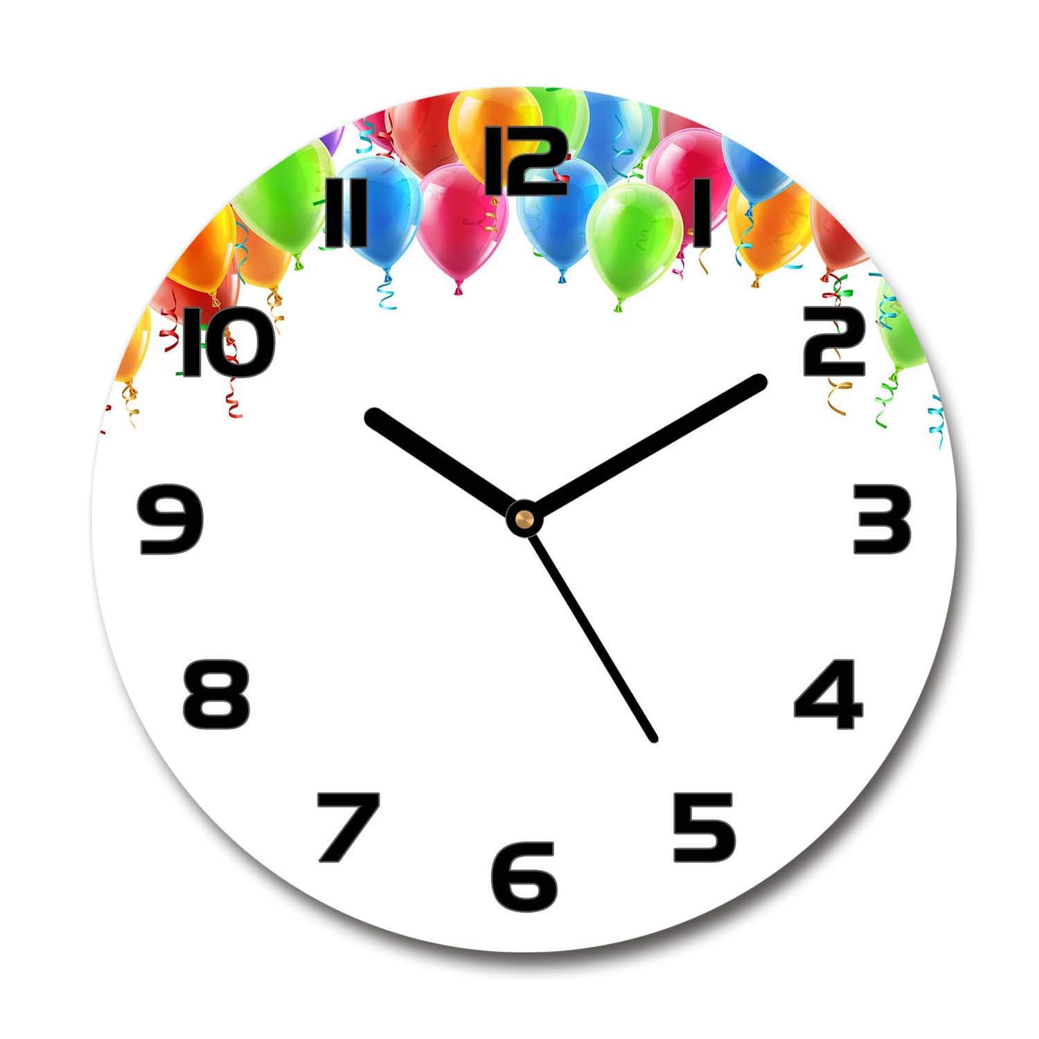 Horloge en verre 60x60cm silencieuse pour en finir avec le tic-tac