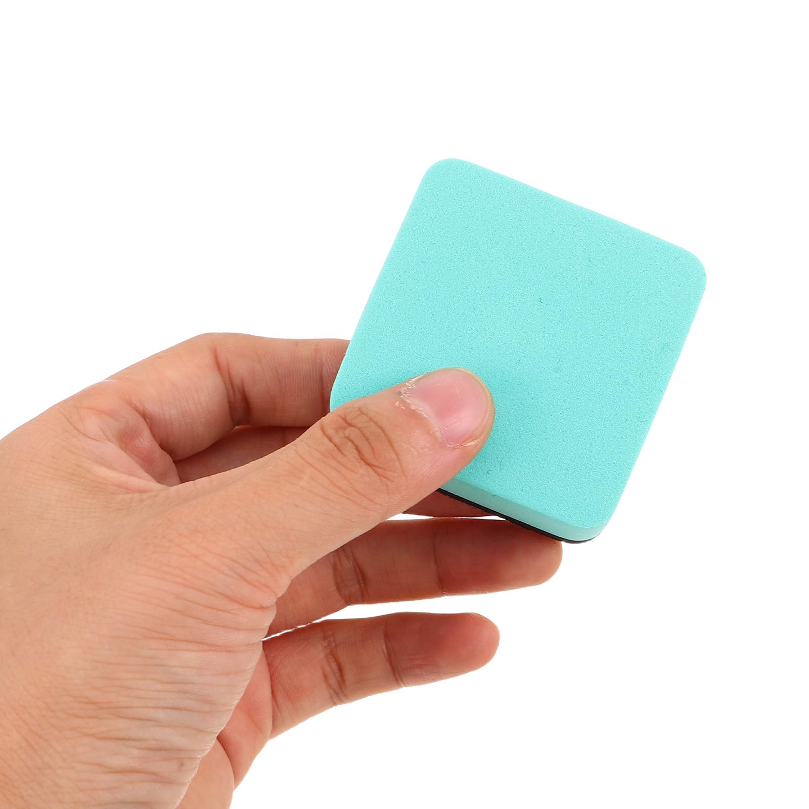 NUOBESTY 60pezzi Gomme Magnetiche per Lavagna Bianca Secco Morbide Gomme in Feltro Eva Quadrate per Cancellare Facilmente Segni di Pennarello per Ufficio Scuola e Aula