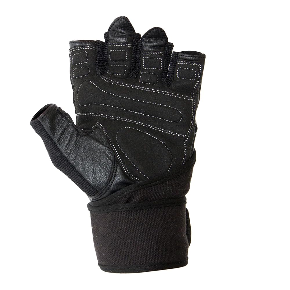 Gorilla Wear Dallas Wrist Wrap Gloves - czarne akcesoria do kulturystyki i fitnessu dla mężczyzn