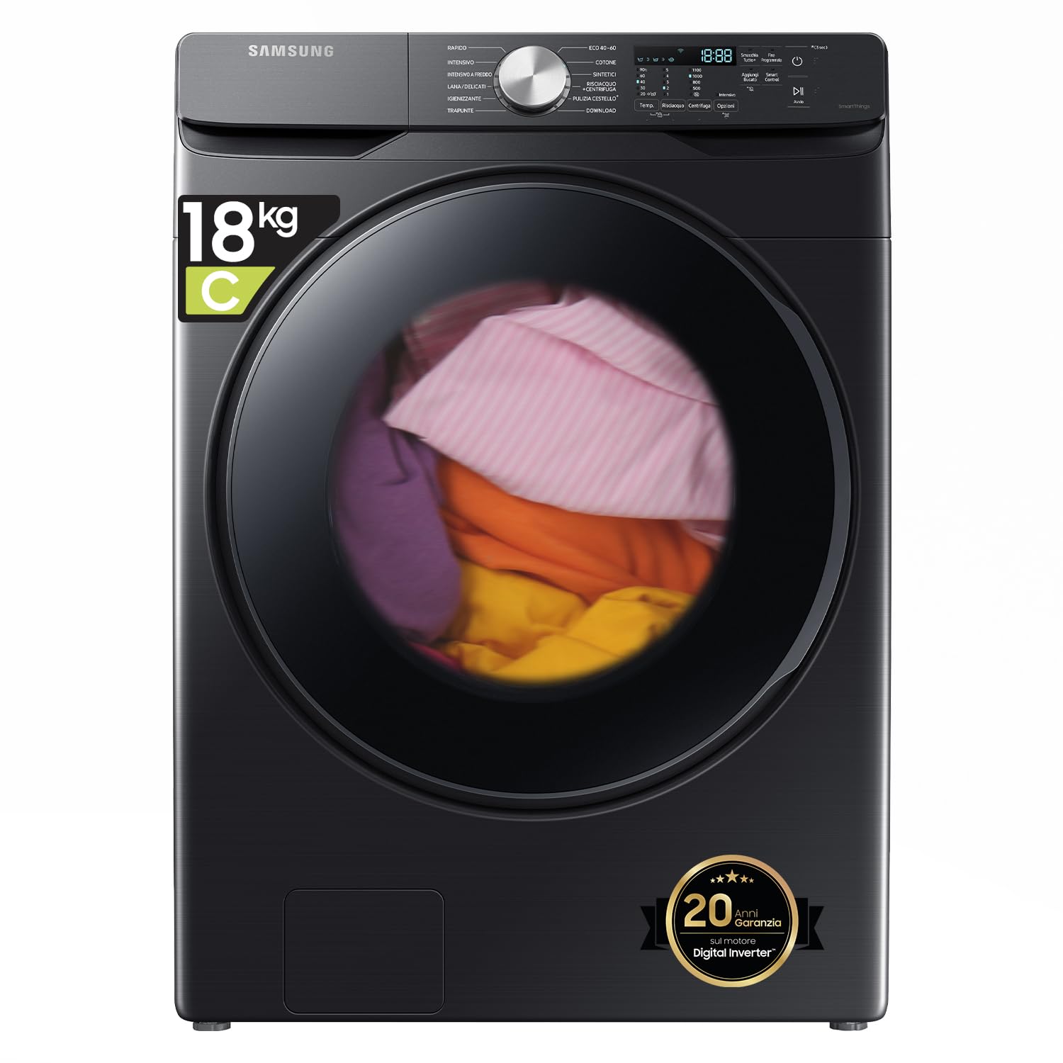 Samsung WF18T8000GV/ET Washing Machine Dimensions