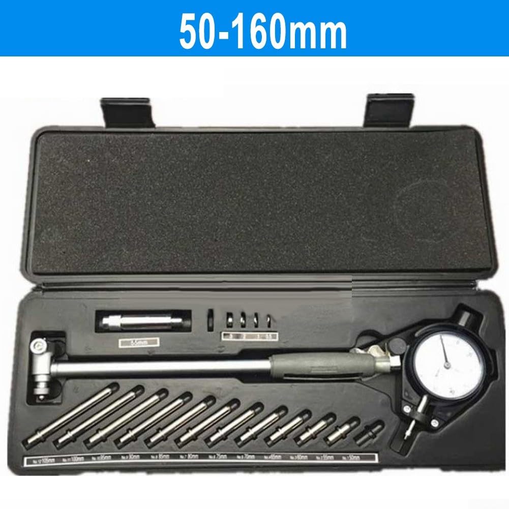 Bohrungslehre Messuhr Set 18-35mm/35-50mm/50-160mm Innendurchmesser Messuhr Aluminiumlegierung Hohe Präzision 0,01 mm Dial Bore Gauge Industriemesswerkzeug