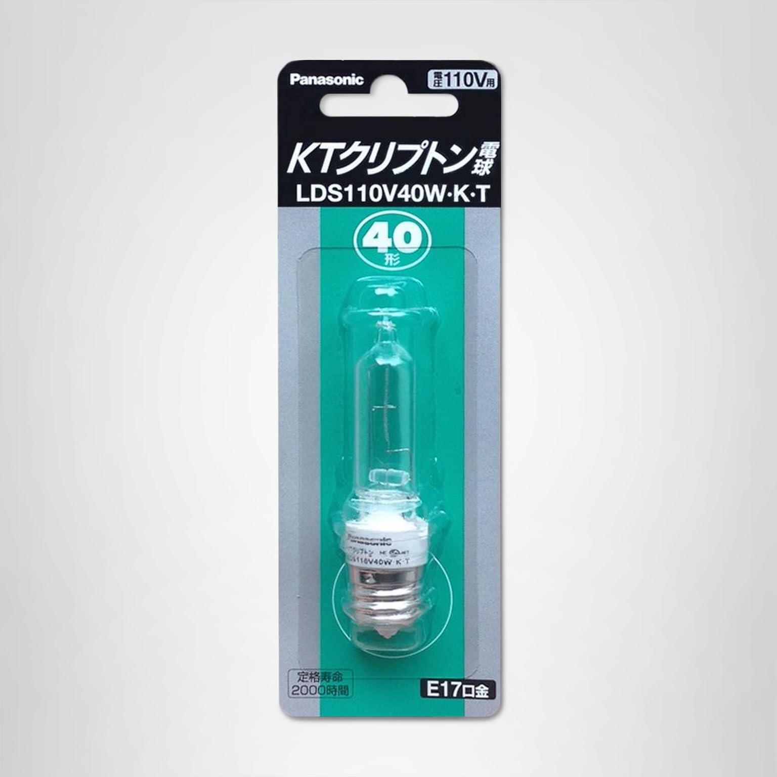 Amazon | パナソニック KTクリプトン電球 40W E17口金 LDS110V40WKT