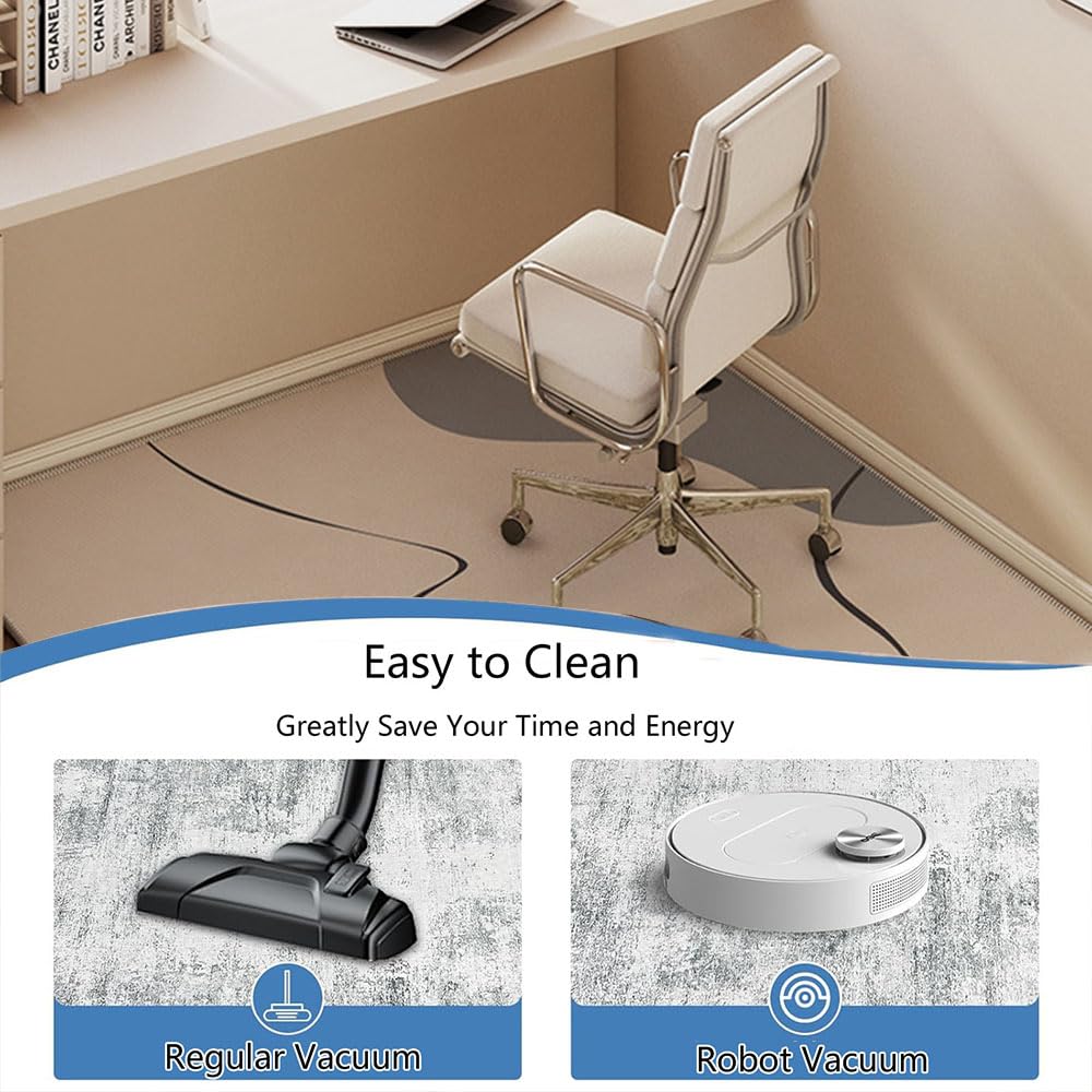 Odot Bodenschutzmatte 60x120cm - Bürostuhl Unterlage Rutschfest Für Teppich Und Boden