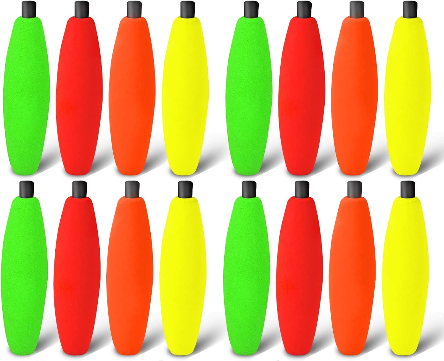 Peg Floats for Catfish Crappie,Foam Cigar Slip Fishing Corks Bobbers for Santee Rig