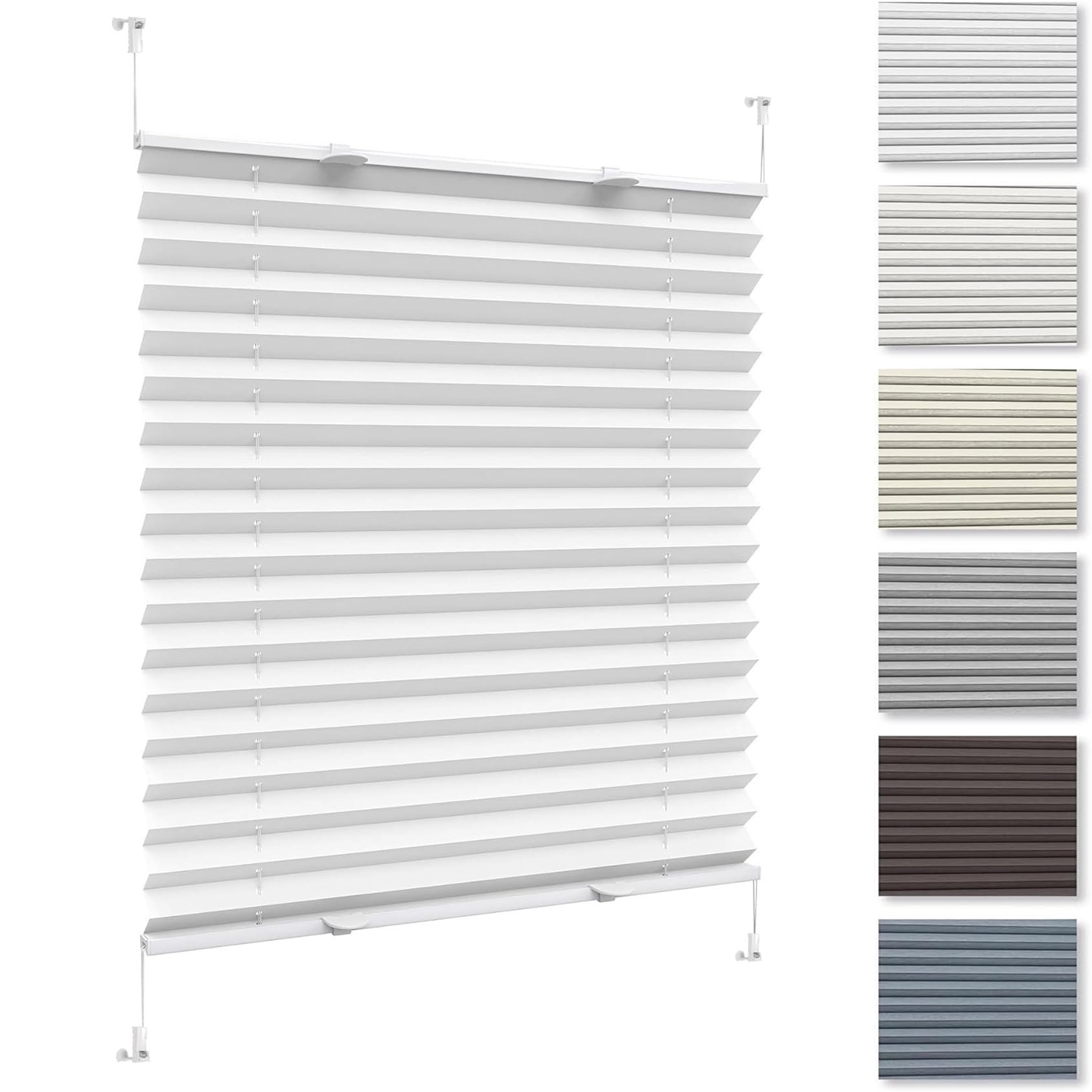 Store occultant nid d'abeille blanc isolation thermique fenêtres