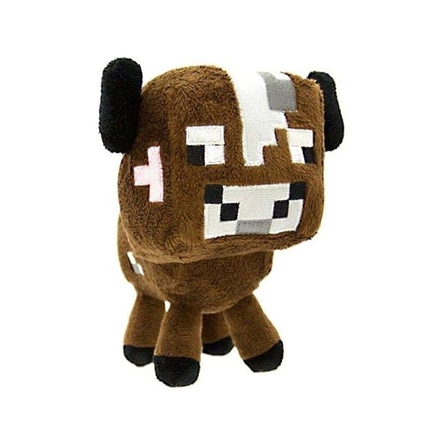 Toy Zany Jazwares Minecraft 5" Baby Cow Stuffed Plush