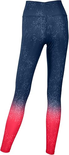 Miniatura 48 de Zubaz Women’s NFL Team Leggings – Officially Licensed, Bold Team Colors, Soft Stretch Fit for Game Day & Everyday Wear Mediano,Negro/Plata