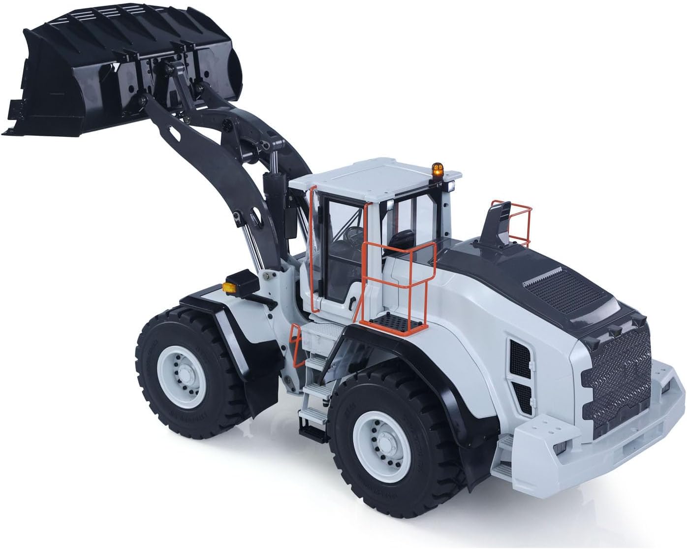 MTRC 1/14 RC Hydraulic Loader E260L Metal Radio Controlled Construction Vehicles ST8 Radio Brushless Motor LCD Screen Hobby Grade Model for Ages 14+