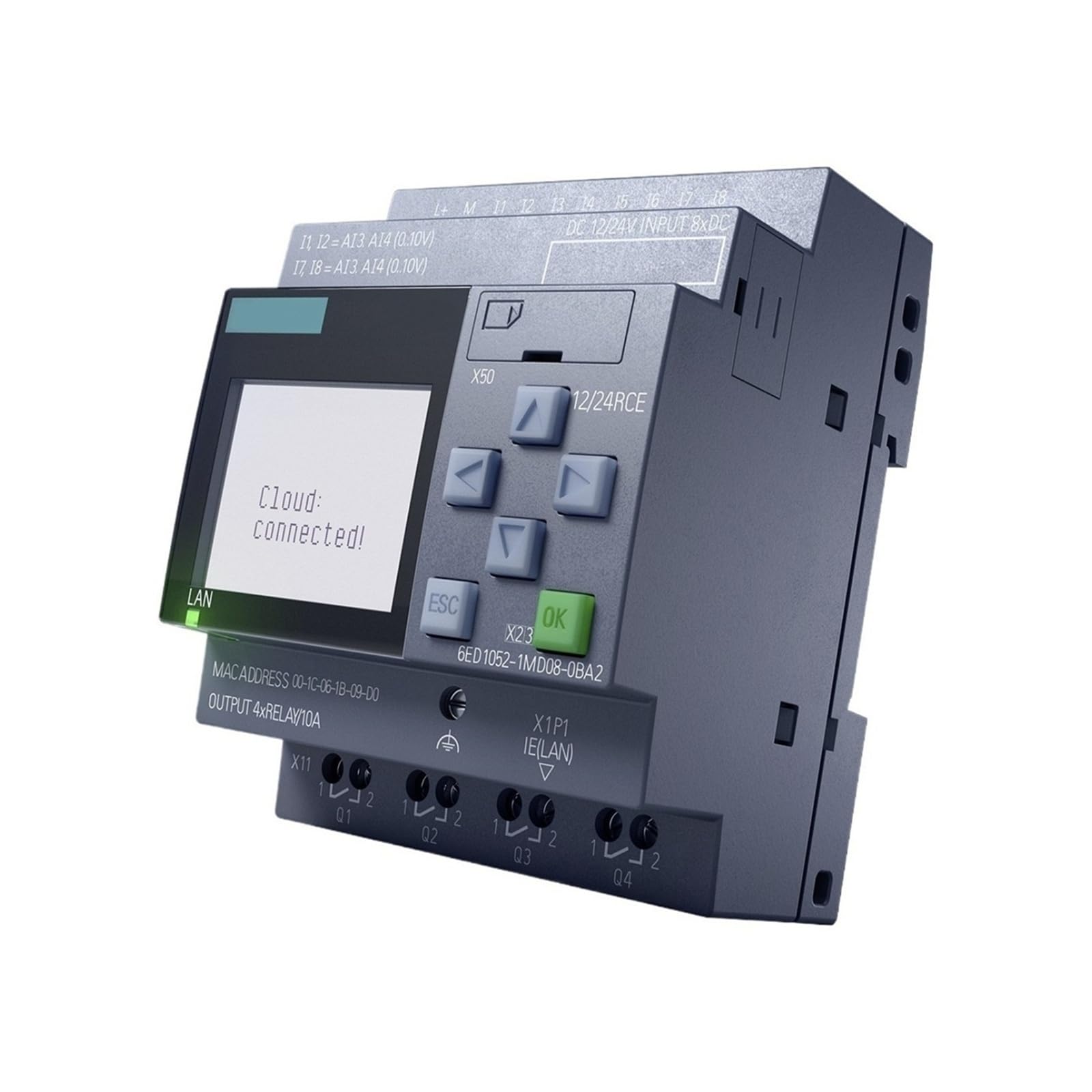 Module logique 8DI 4AI 4DO 6ED1052-1MD08-0BA2 automate programmable pour mini-automate - 3
