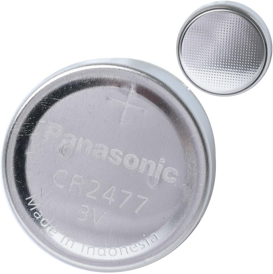 Panasonic CR2477 3V Lithium Battery 2PACK X (5PCS) =10 Single Use Batteries