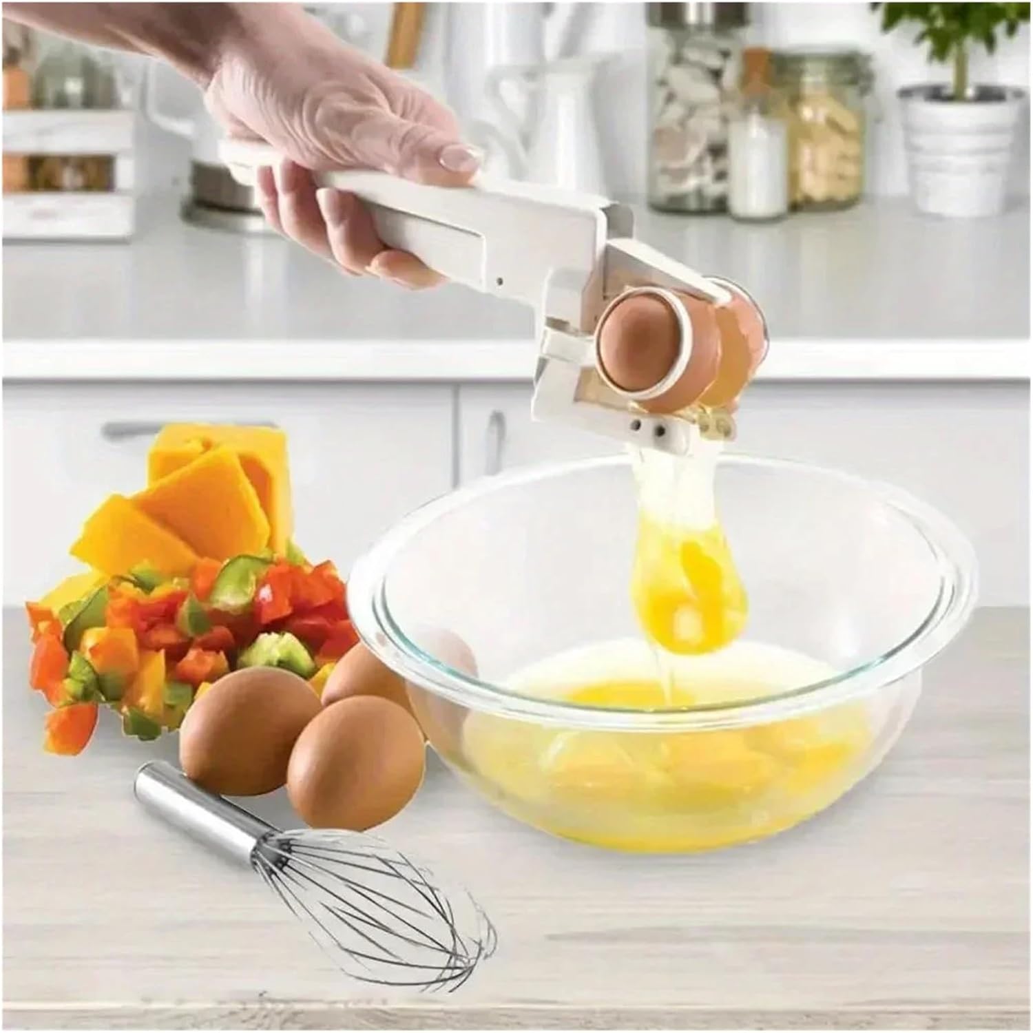 1Pcs Egg Shell Cookie Separator Hand Opener Kitchen Utensil