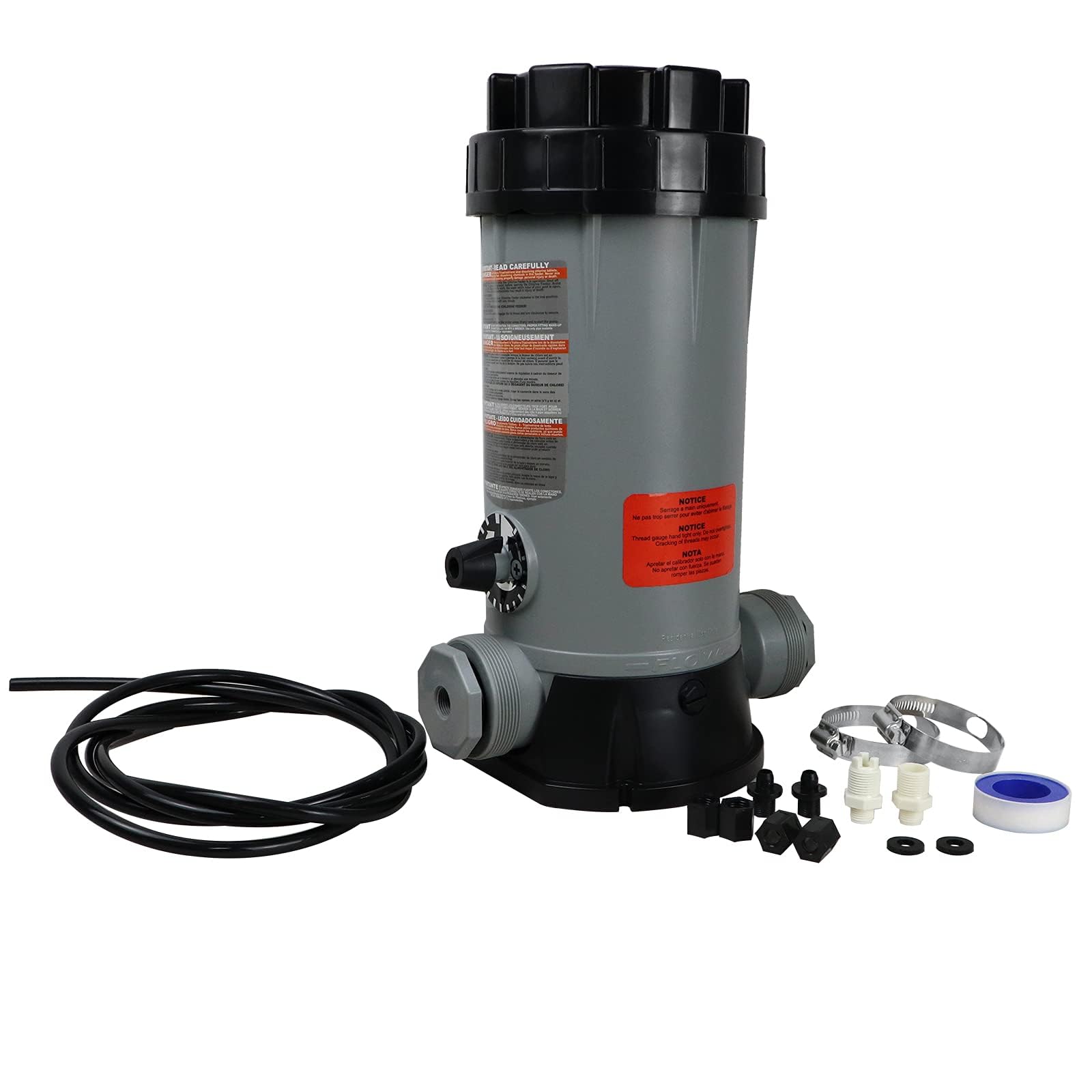 CL220 Off-Line Automatic Chlorinator Feeder Compatible with Hayward Chlorine Feeder for Swimming Pool Ponds Garden,Economy Off-Line Above-Ground Pool Automatic Chlorine Bromine Feeder