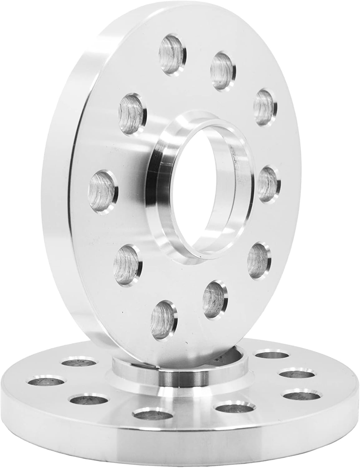 4 Pc Billet 5x130 mm Hub Centric Wheel Spacers | 15 mm & 20 mm | 71.5 MM + ZInc Conical Bolts Compatible with Porsche 911 924 928 Boxter Cayman Panamera Aftermarket Wheels