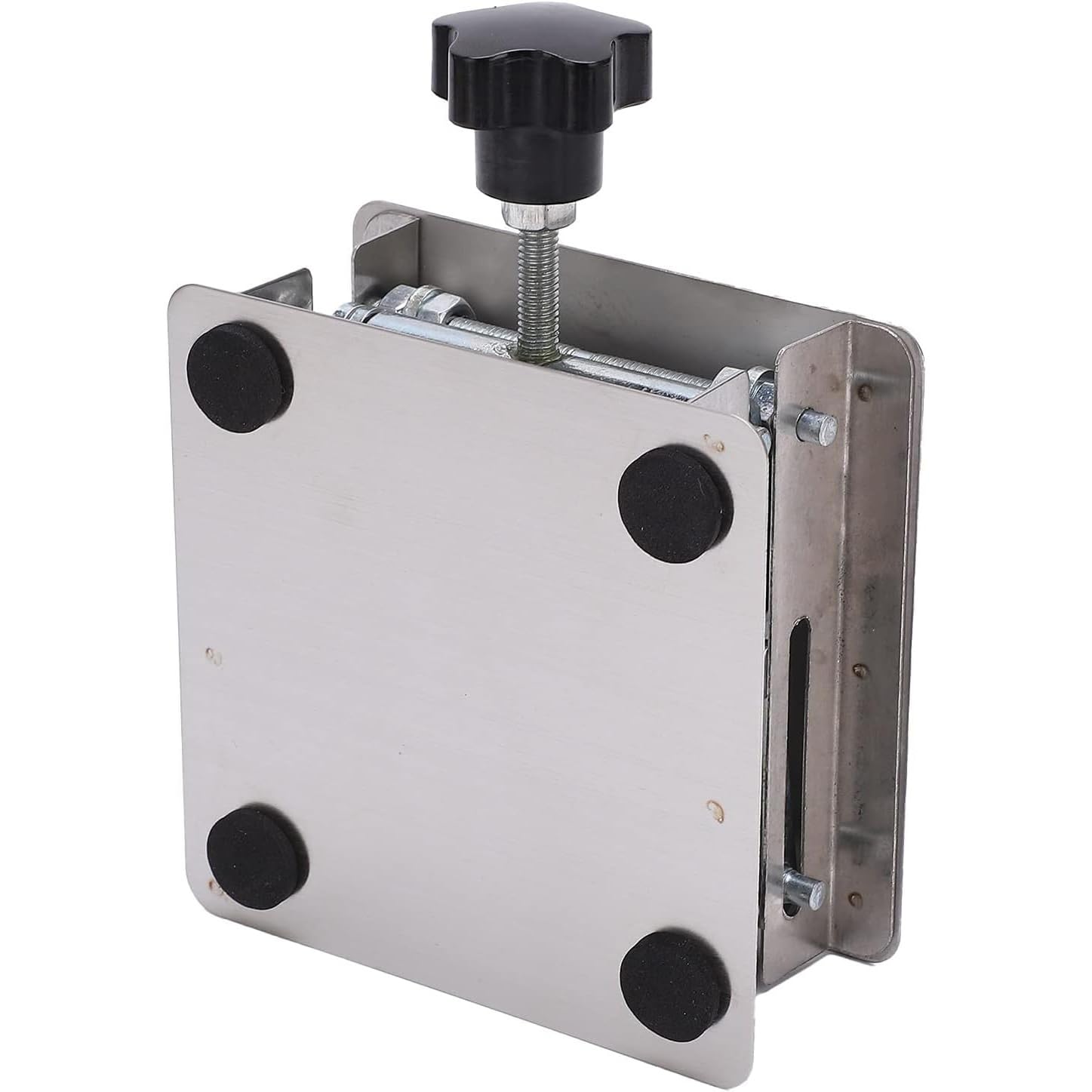 Mini mesa elevadora de tijera, plataforma elevadora hidráulica de aluminio para laboratorios y escuelas, capacidad de carga de 5 a 25 kg, compacta de 100 x 100 mm, fácil de usar y solución de