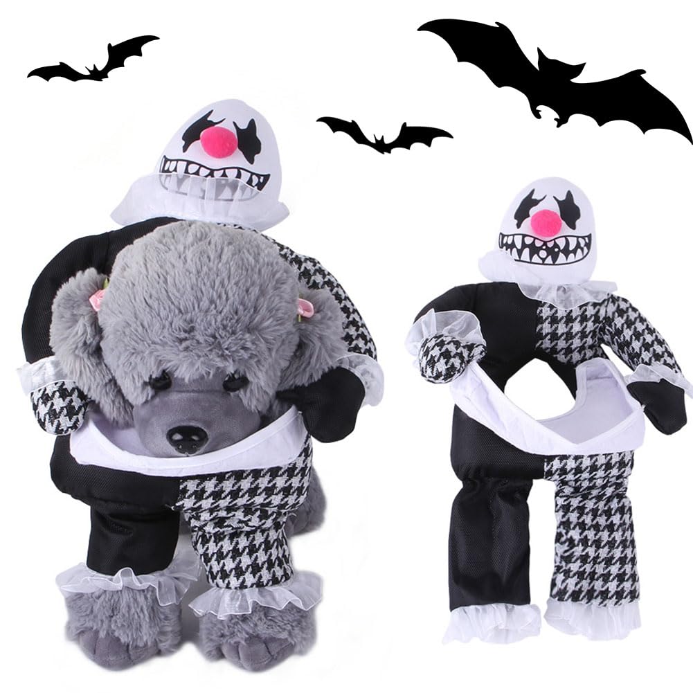 Ropa Mascota, Ropa Mascota Halloween, Demonio Divertido Disfraz de Cosplay, Gato y Perro Mascota Muñeca Postura de Pie Fantasma para Mascota Año Halloween Fiesta de Banquete Festivo Fiesta Terror