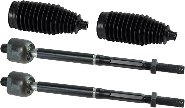 Front Steering Kit Steering Rack & Pinion Bellow Tie Rod
