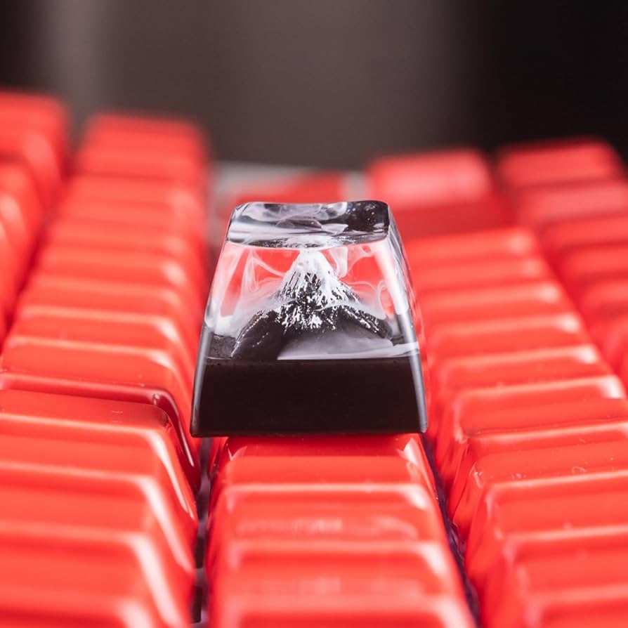 UltraEquip Artisan Keycaps - Epoxy Resin Handmade Keycaps